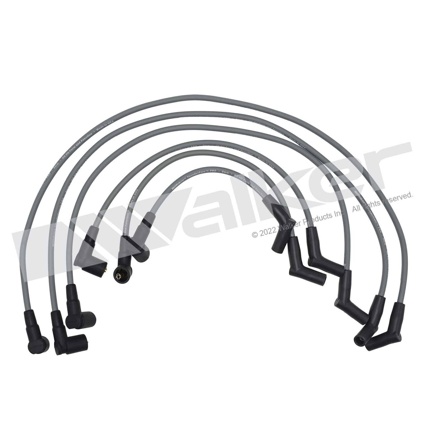 Walker Products ThunderCore PRO 924-2001 Spark Plug Wire Set 8MM 6-CYL 924-2001