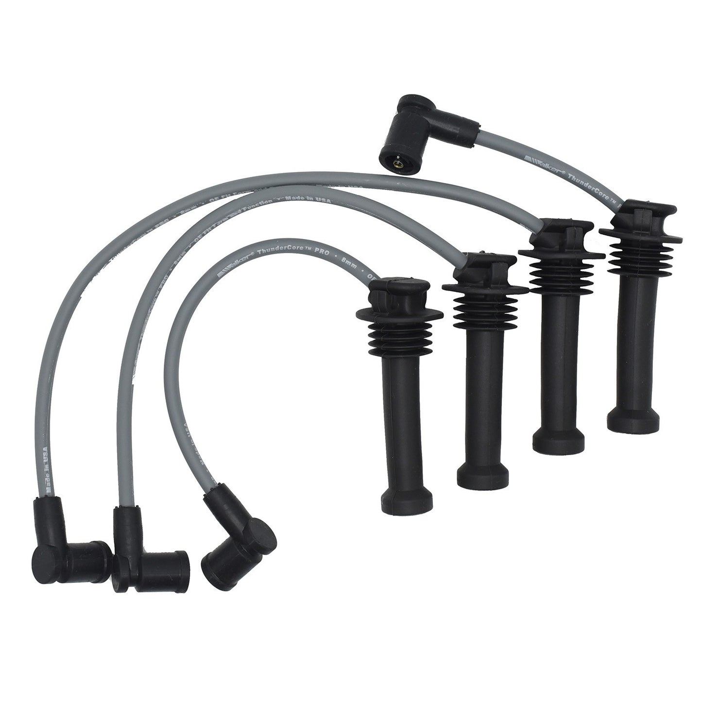 Walker Products ThunderCore PRO 924-2004 Spark Plug Wire Set 8MM 4-CYL 924-2004
