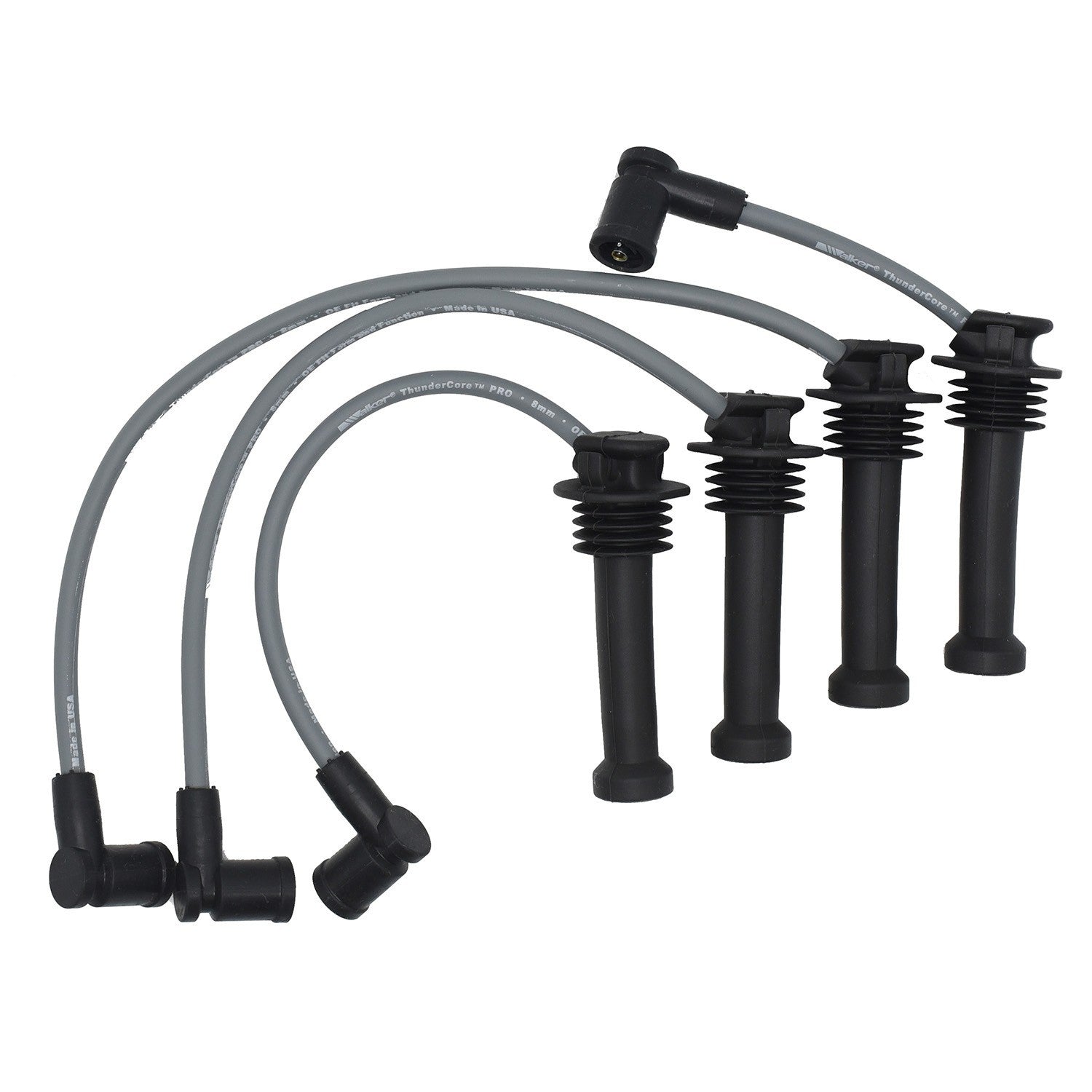 Walker Products ThunderCore PRO 924-2004 Spark Plug Wire Set 8MM 4-CYL 924-2004