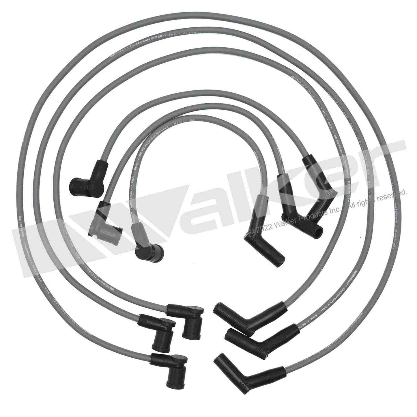 Walker Products ThunderCore PRO 924-2023 Spark Plug Wire Set 8MM 6-CYL 924-2023