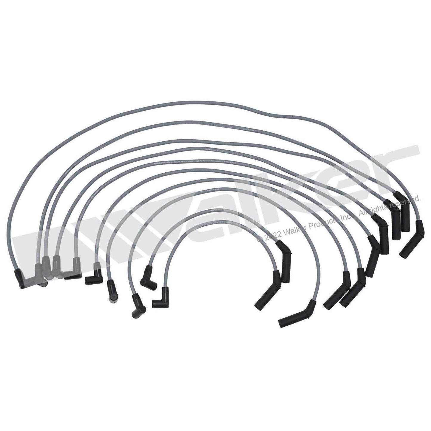 Walker Products ThunderCore PRO 924-2024 Spark Plug Wire Set 7MM 10-CYL 924-2024