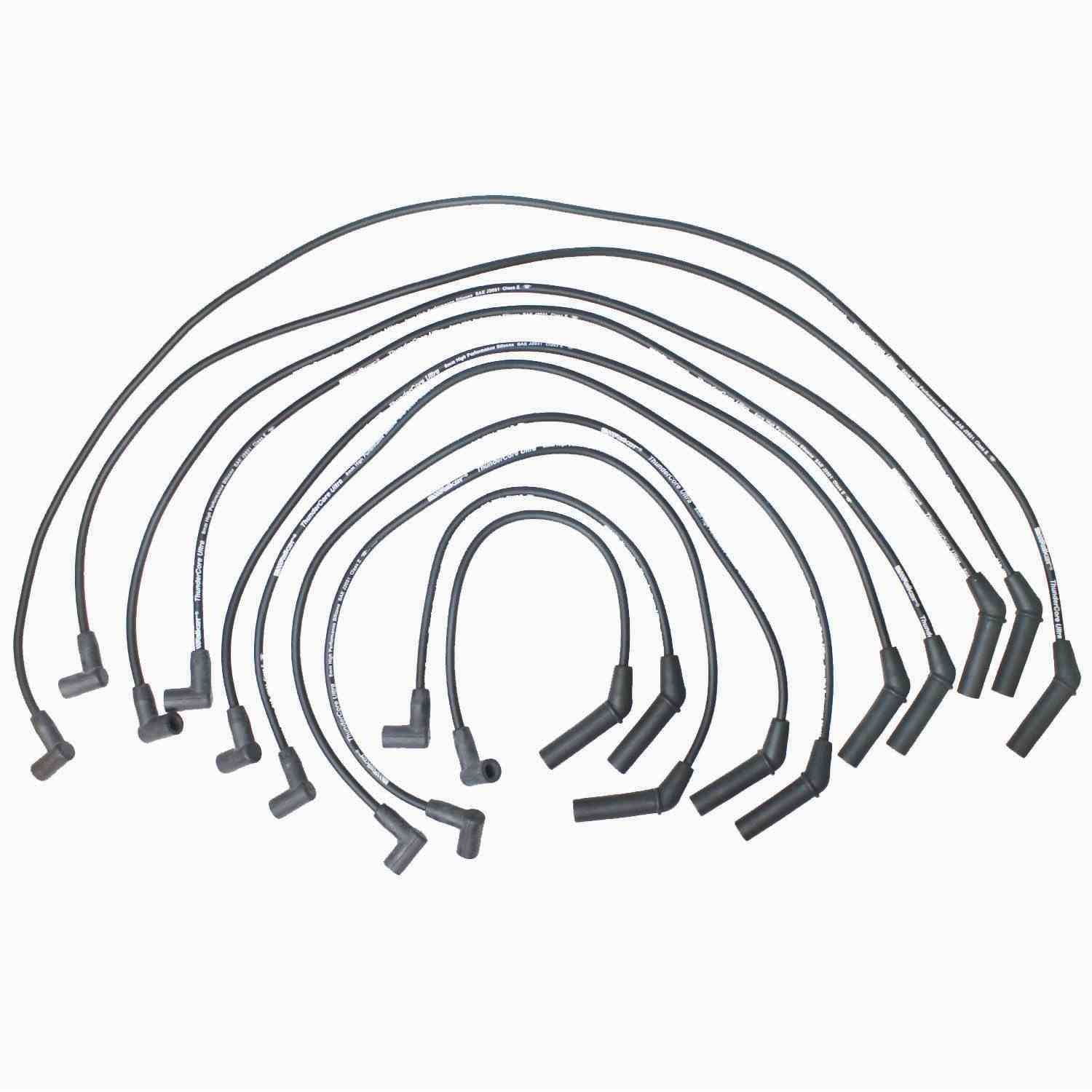 Walker Products ThunderCore PRO 924-2024 Spark Plug Wire Set 7MM 10-CYL 924-2024