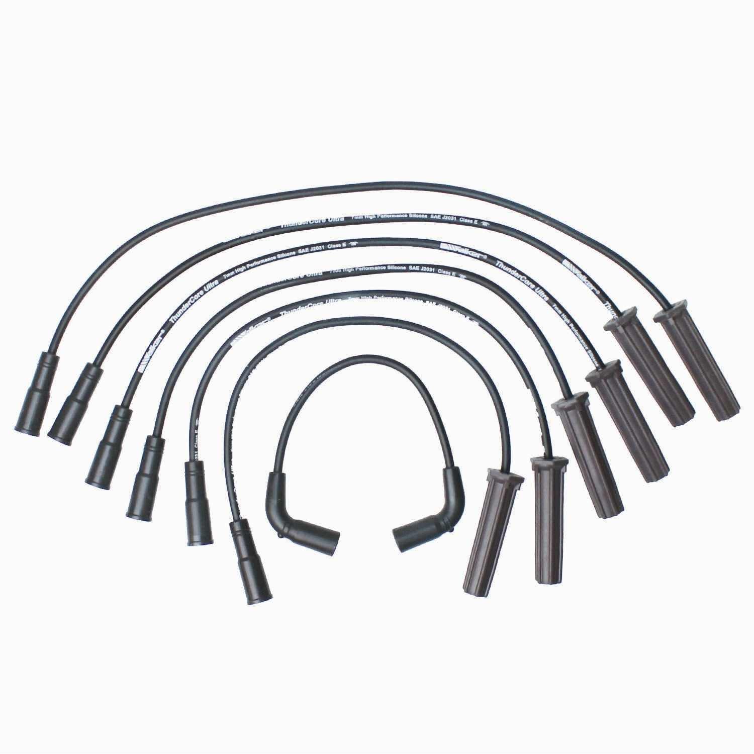 Walker Products ThunderCore PRO 924-2026 Spark Plug Wire Set 7MM 6-CYL 924-2026