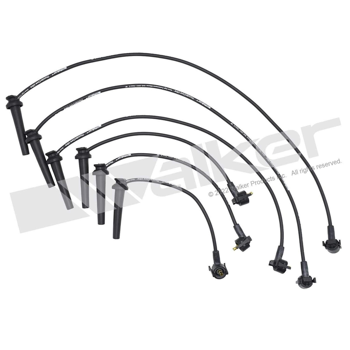 Walker Products ThunderCore PRO 924-2027 Spark Plug Wire Set 8MM 6-CYL 924-2027