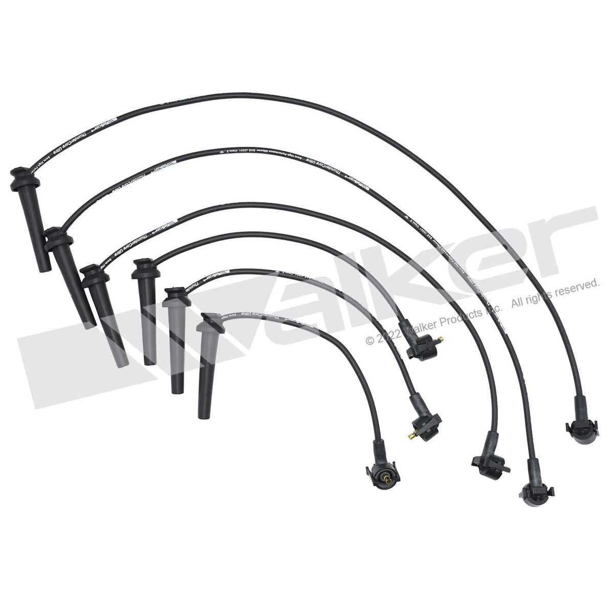 Walker Products ThunderCore PRO 924-2027 Spark Plug Wire Set 8MM 6-CYL 924-2027