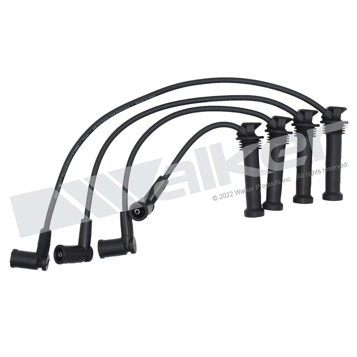 Walker Products ThunderCore PRO 924-2028 Spark Plug Wire Set 7MM 4-CYL 924-2028
