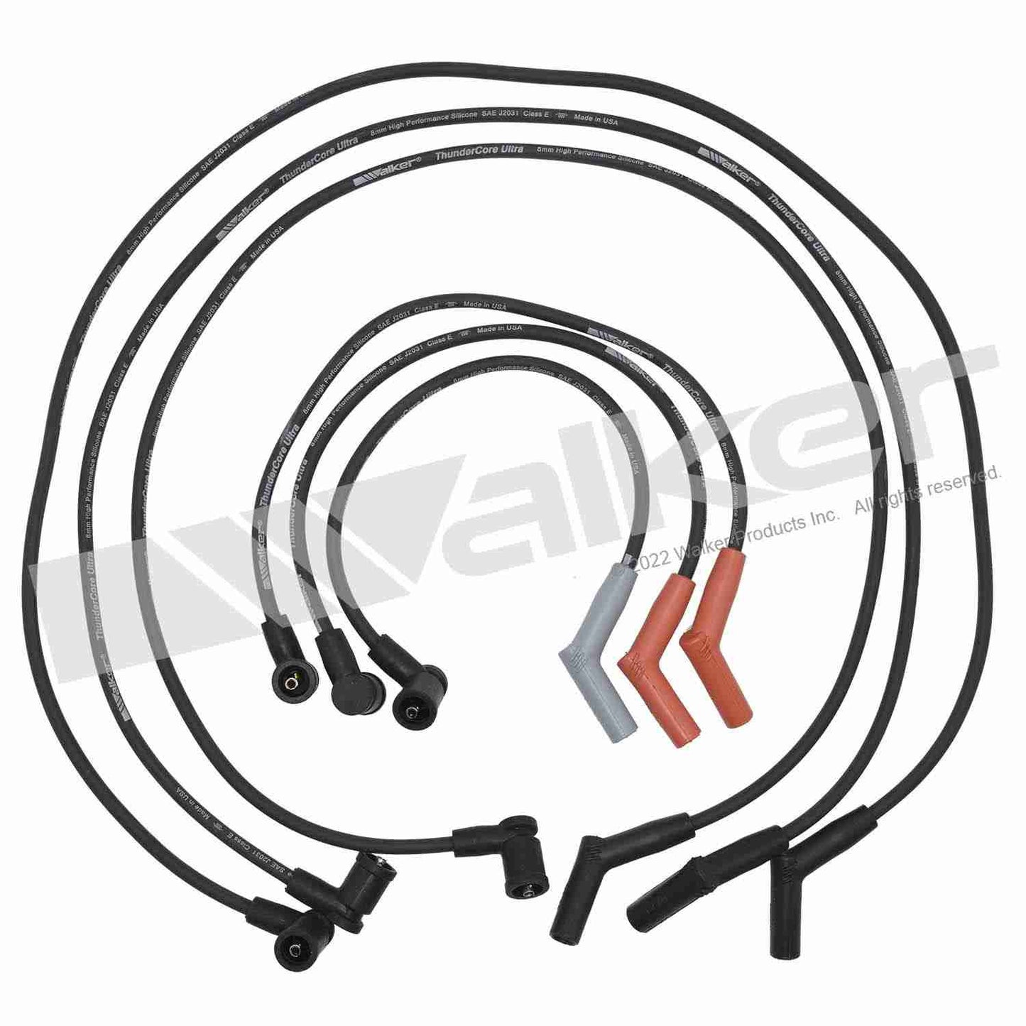 Walker Products ThunderCore PRO 924-2035 Spark Plug Wire Set 8MM 6-CYL 924-2035
