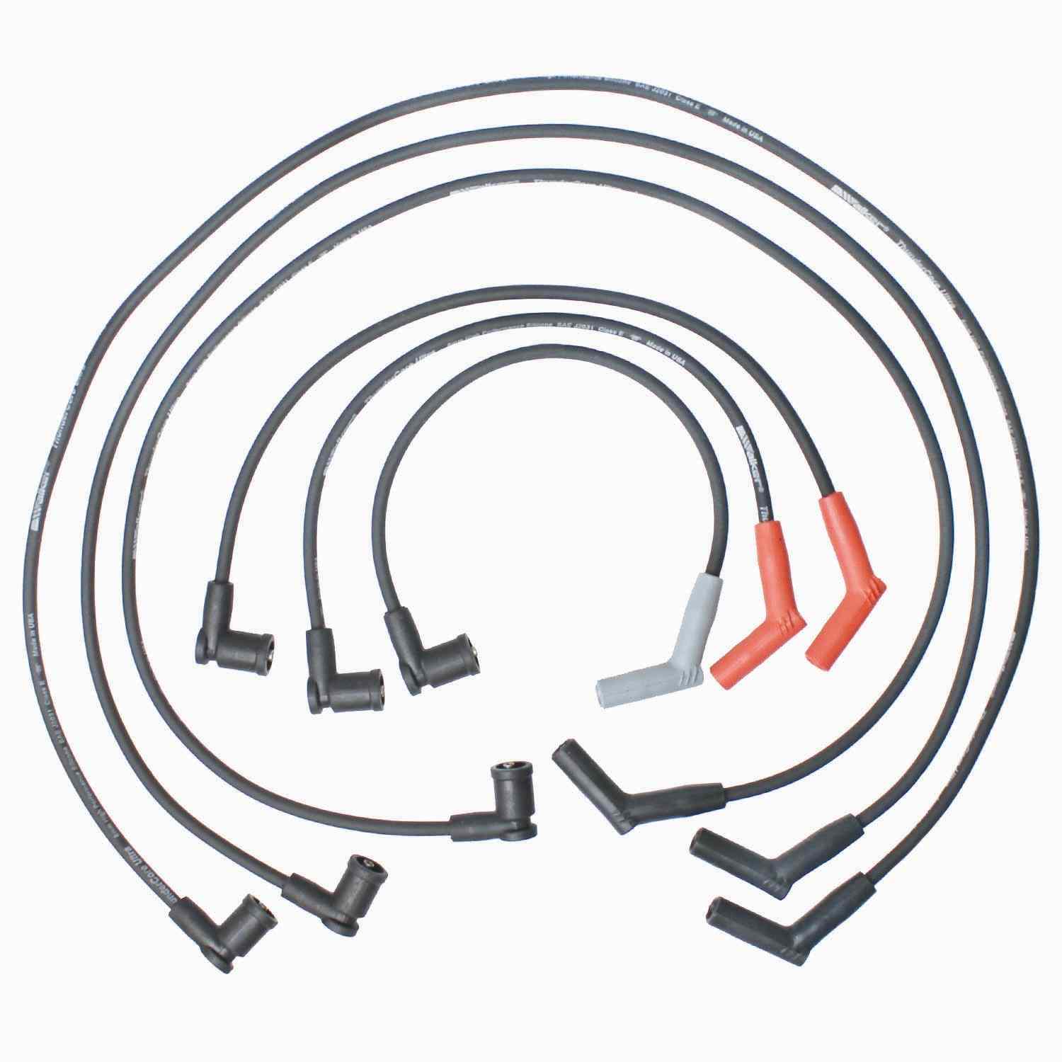 Walker Products ThunderCore PRO 924-2035 Spark Plug Wire Set 8MM 6-CYL 924-2035