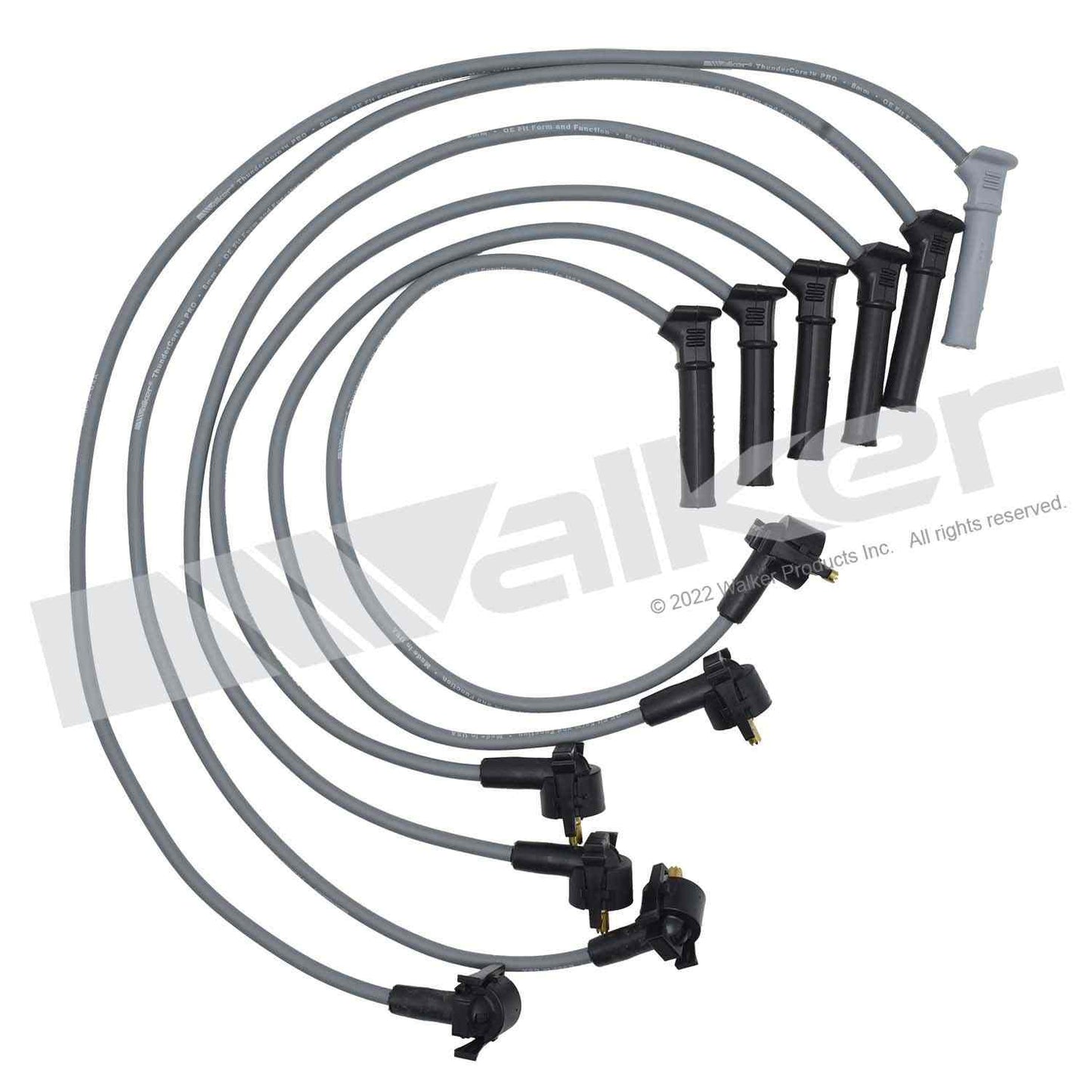Walker Products ThunderCore PRO 924-2037 Spark Plug Wire Set 8MM 6-CYL 924-2037