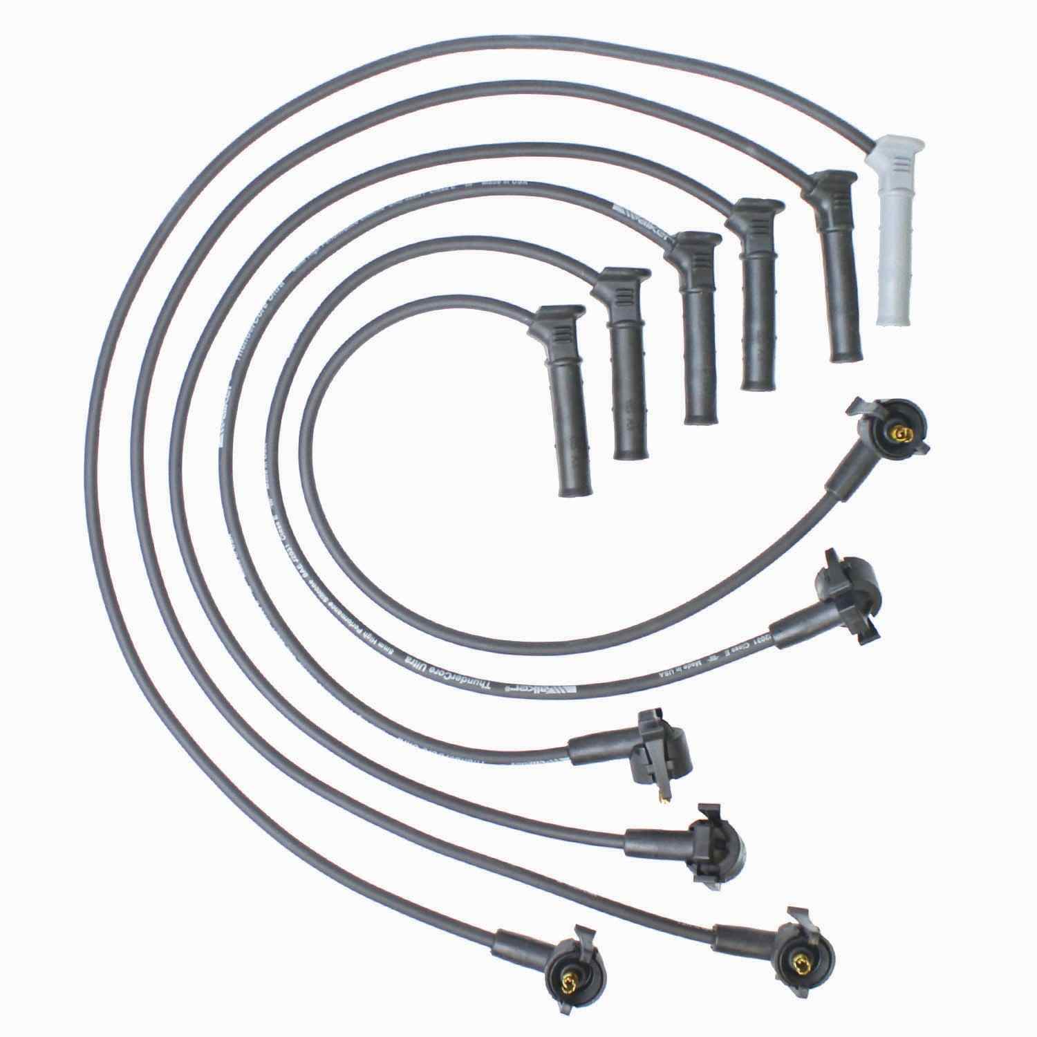 Walker Products ThunderCore PRO 924-2037 Spark Plug Wire Set 8MM 6-CYL 924-2037