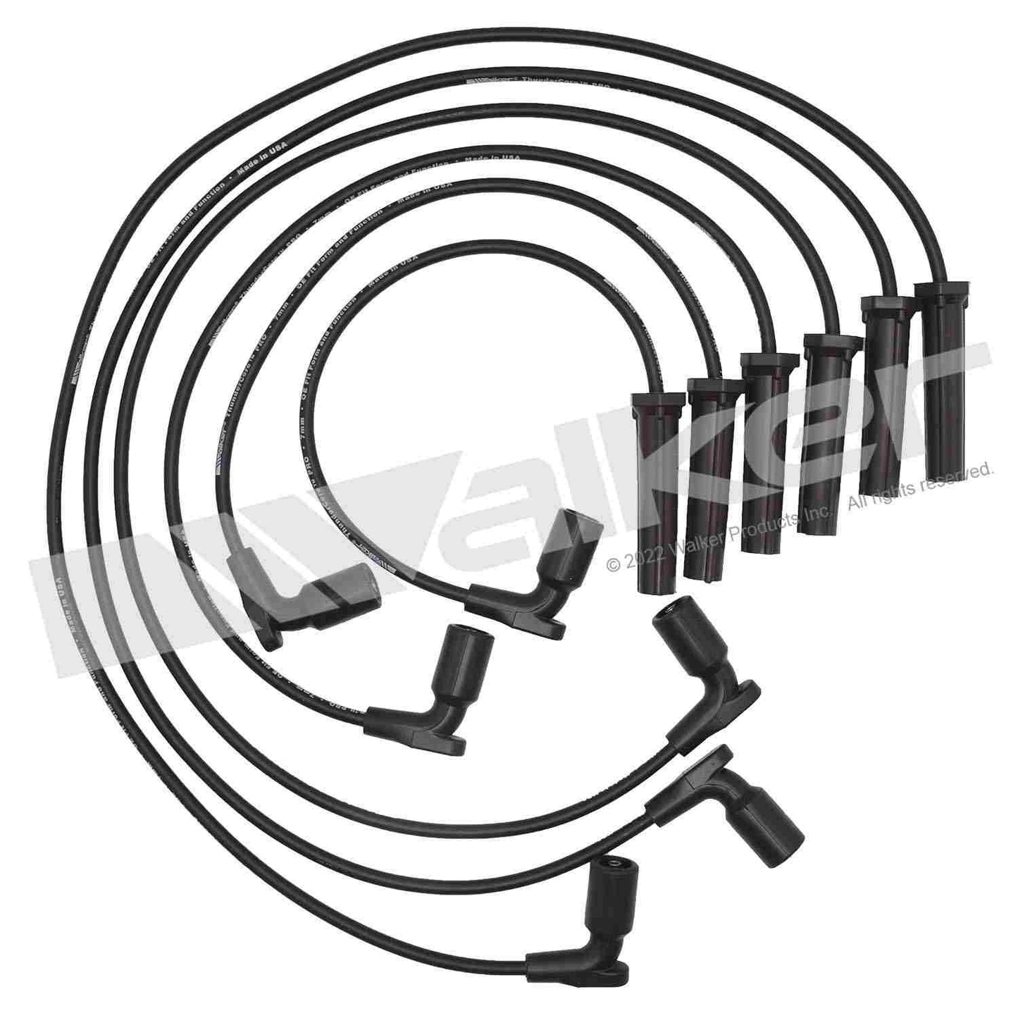 Walker Products ThunderCore PRO 924-2046 Spark Plug Wire Set 924-2046