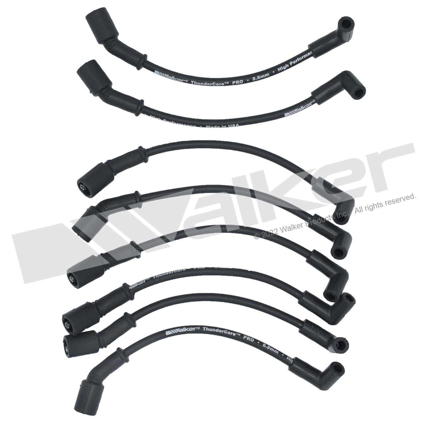 Walker Products ThunderCore-Ultra 924-6005 Spark Plug Wire Set 8.8MM 924-6005