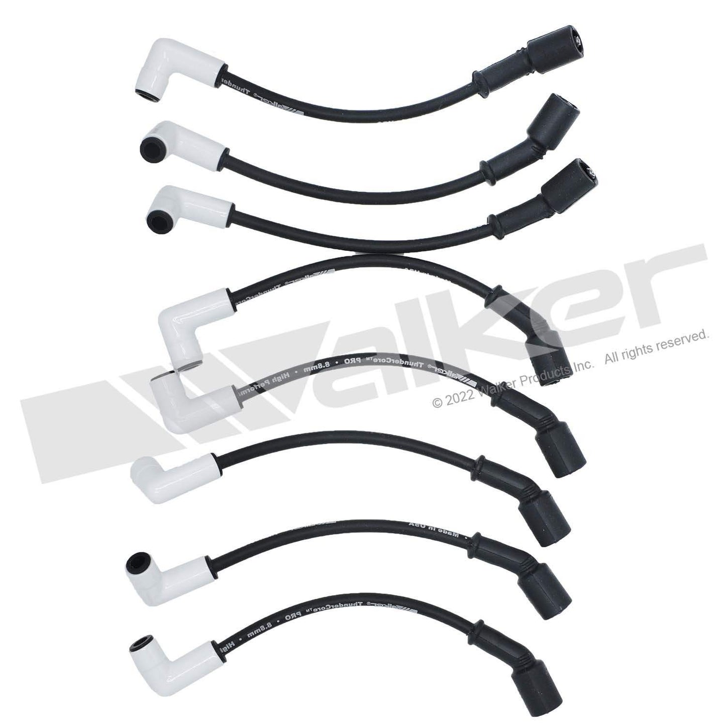 Walker Products ThunderCore-Ultra 924-6011 Spark Plug Wire Set 8.8MM 924-6011