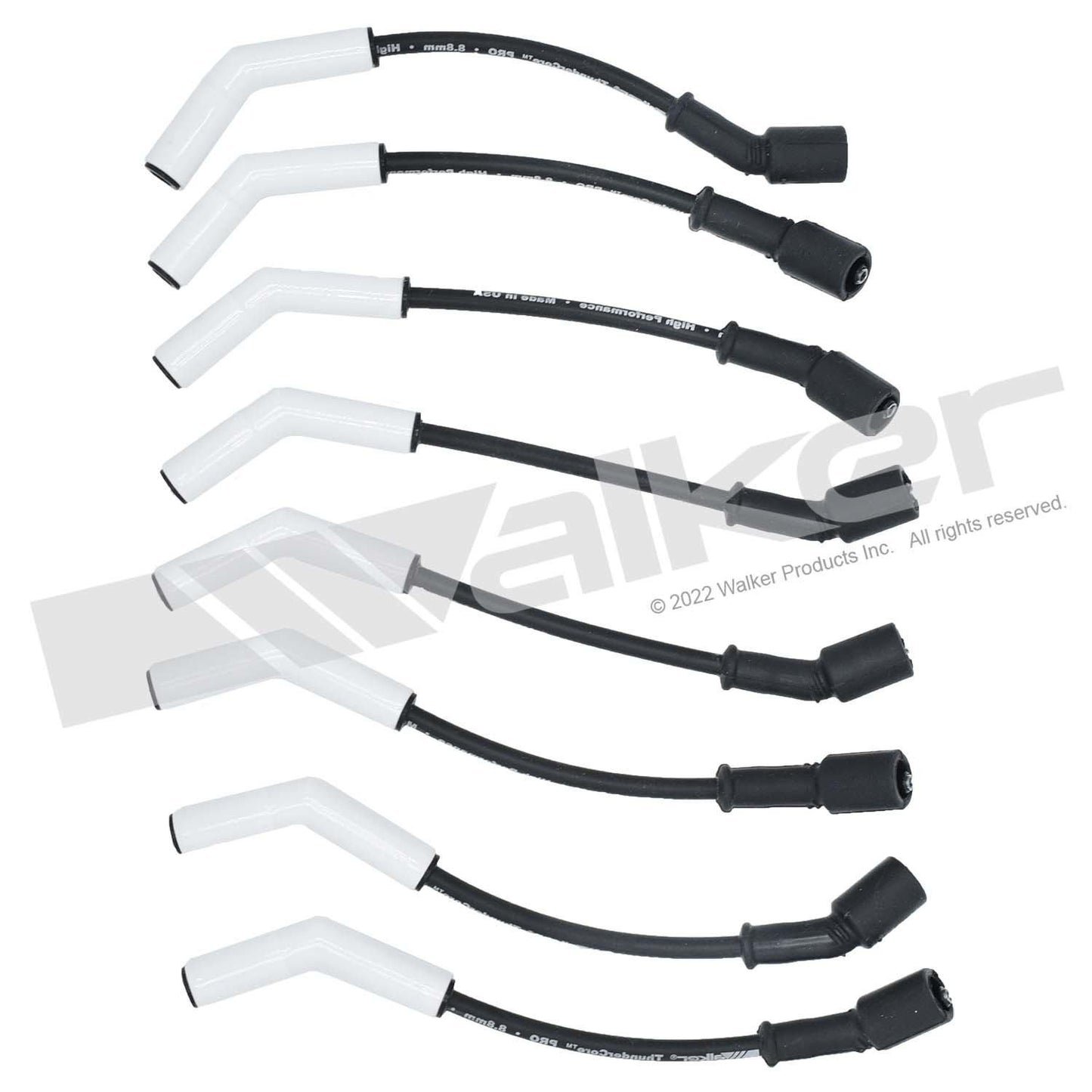 Walker Products ThunderCore-Ultra 924-6012 Spark Plug Wire Set 8.8MM 924-6012
