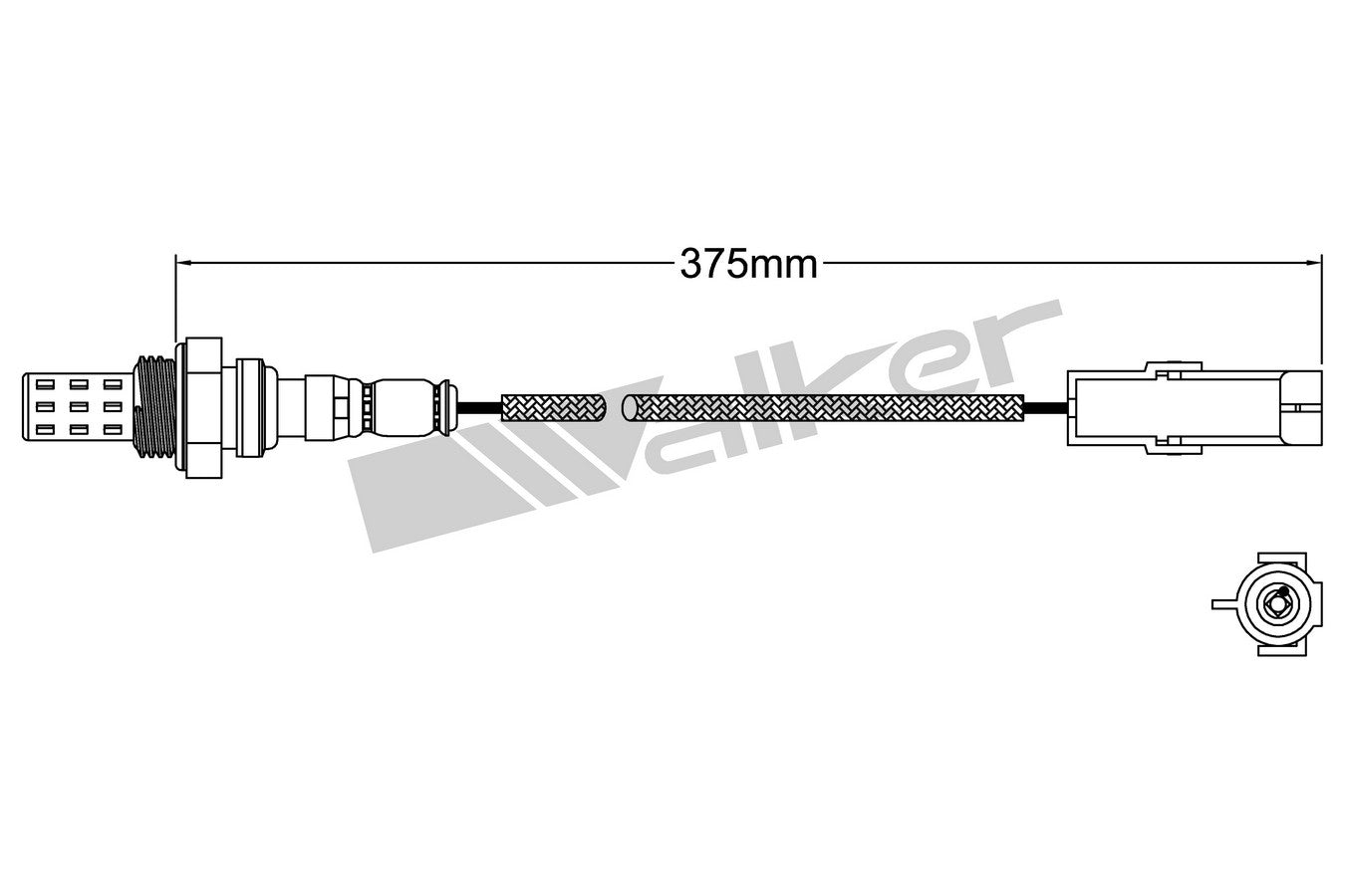 OTHERMOTIVE Walker Products 932-11001 Oxygen Sensor 1-W Direct Fit 932-11001