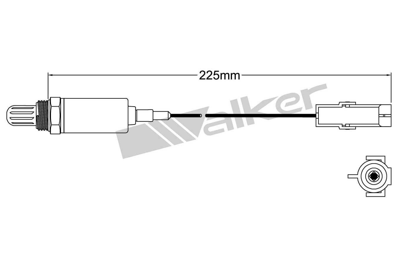OTHERMOTIVE Walker Products 932-11036 Oxygen Sensor 1-W Direct Fit 932-11036