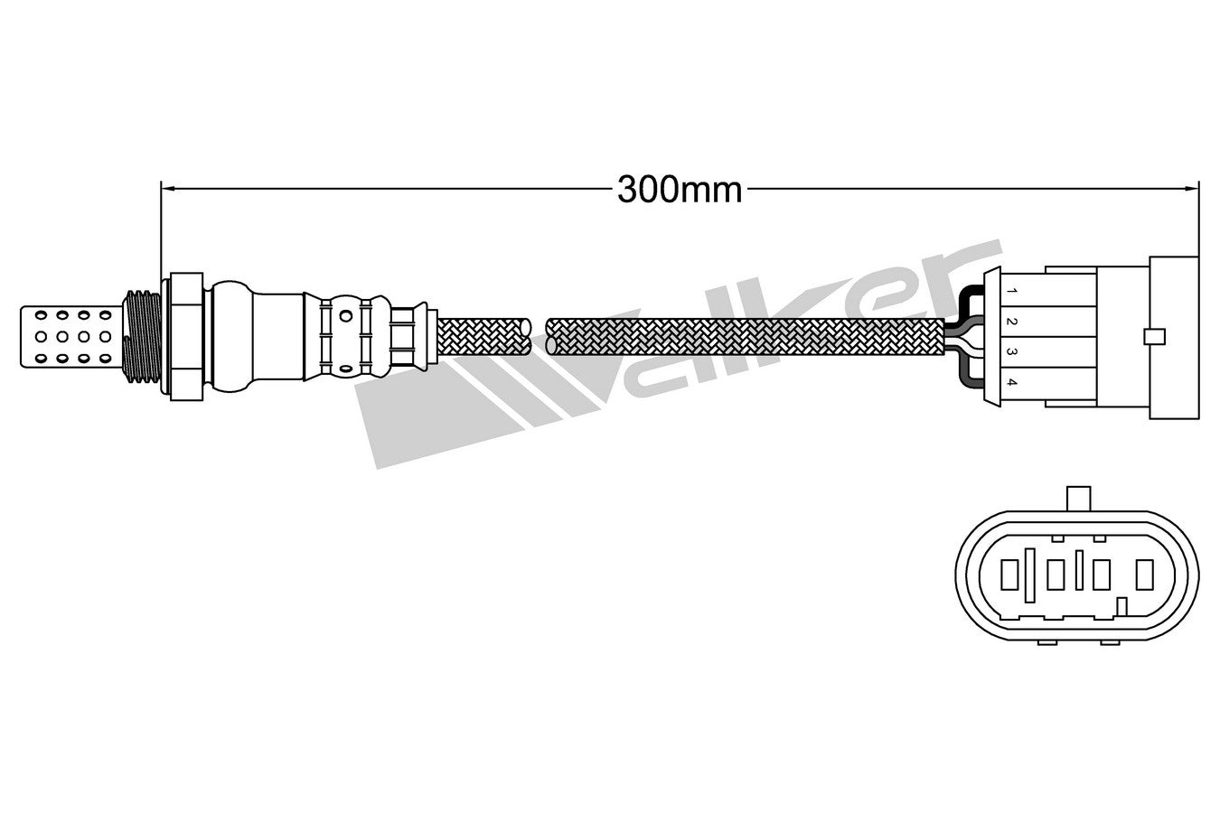 OTHERMOTIVE Walker Products 932-14035 Oxygen Sensor 4-W Direct Fit 932-14035