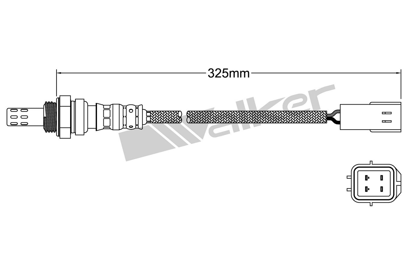 OTHERMOTIVE Walker Products 932-14045 Oxygen Sensor 4-W Direct Fit 932-14045