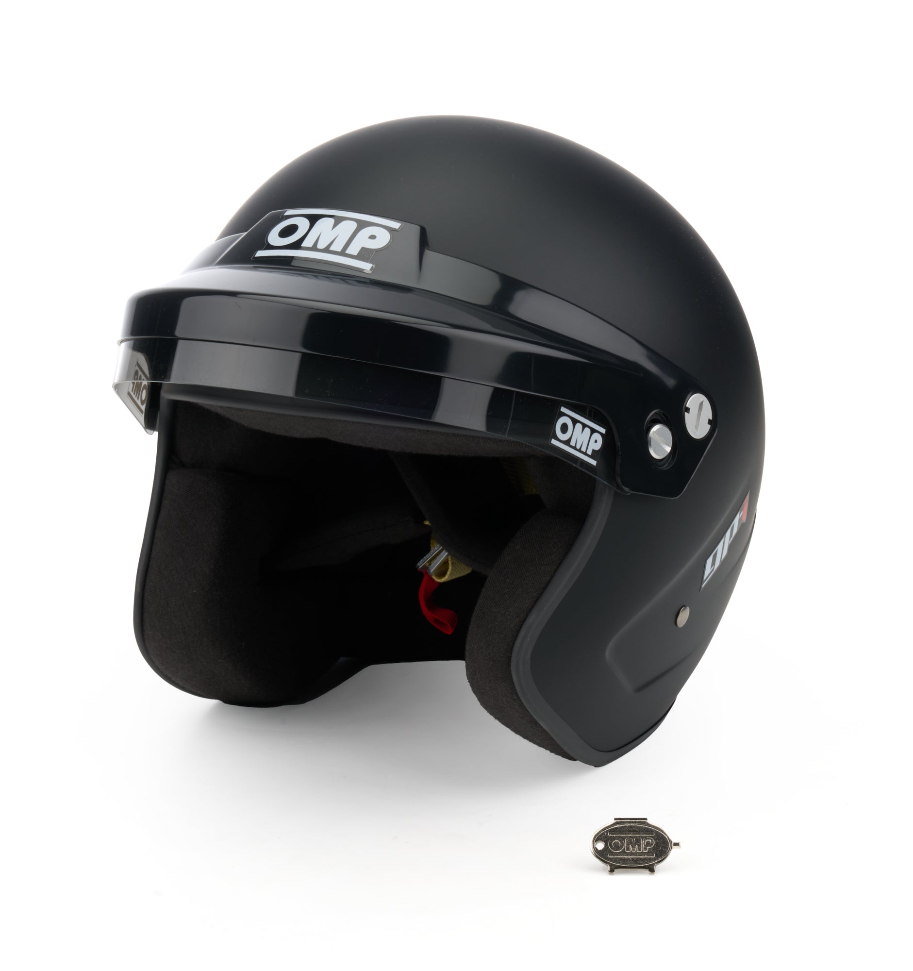 OMP RACING, INC. GP-I  Helmet Matte BLK 57-58 Small SA2025 Safety Equipment Helmets and Accessories main image