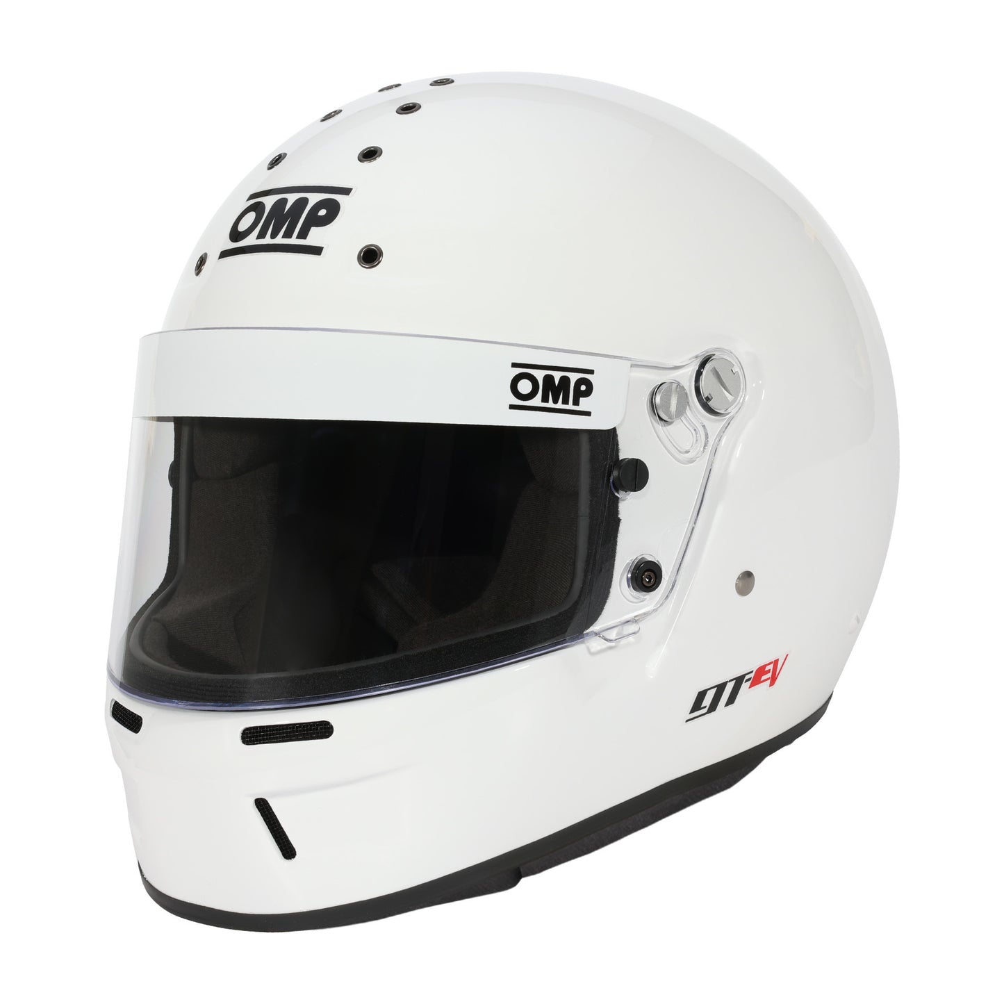 OMP RACING, INC. GT-EV White Small Helmet SA2025 Safety Equipment Helmets and Accessories main image