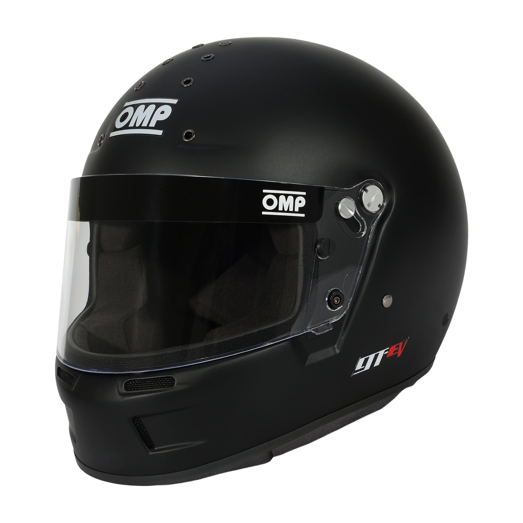 OMP RACING, INC. GT-EV Matte Black Large Helmet SA2025 Safety Equipment Helmets and Accessories main image