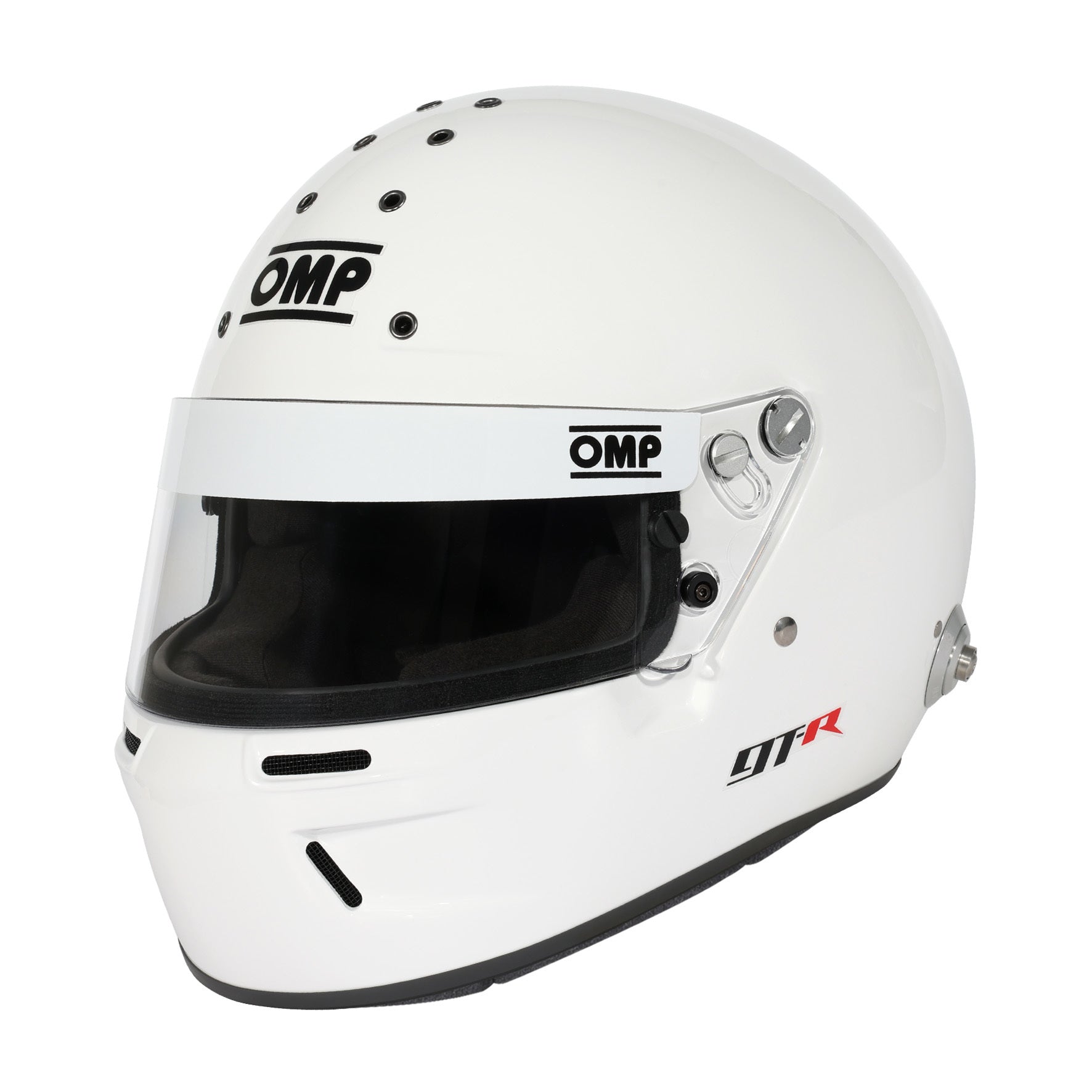 OMP RACING, INC. GT-R White Medium FIA8859/SA2025 Helmet Safety Equipment Helmets and Accessories main image