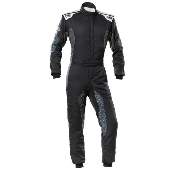 OMP Tecnica Hybrid Overall Fia 8856-2018 - Black/Silver Sz 52 IA0-1864-A01-171-52