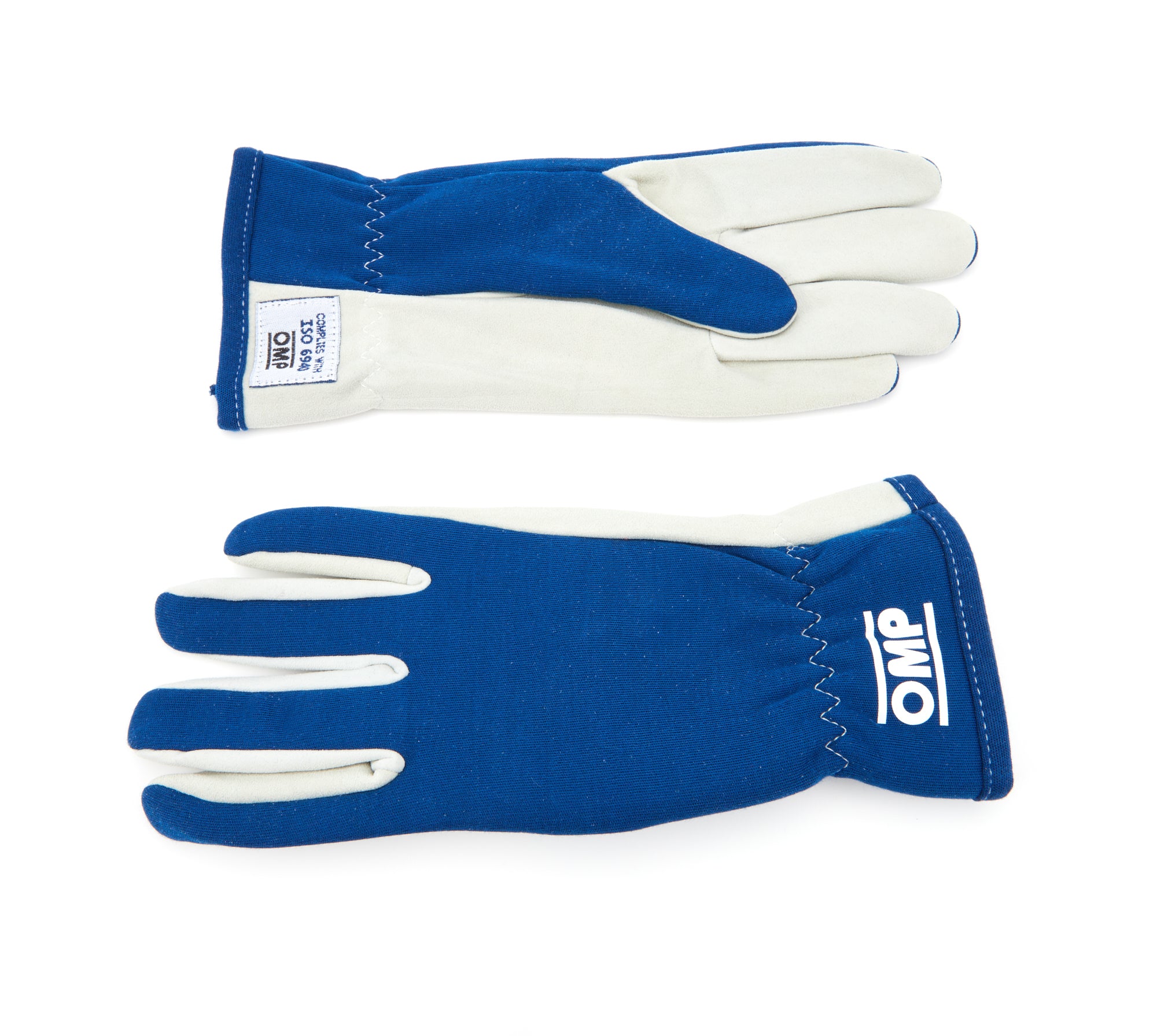 OMP Rally Gloves Blue Size Large Safety Clothing Driving Gloves main image