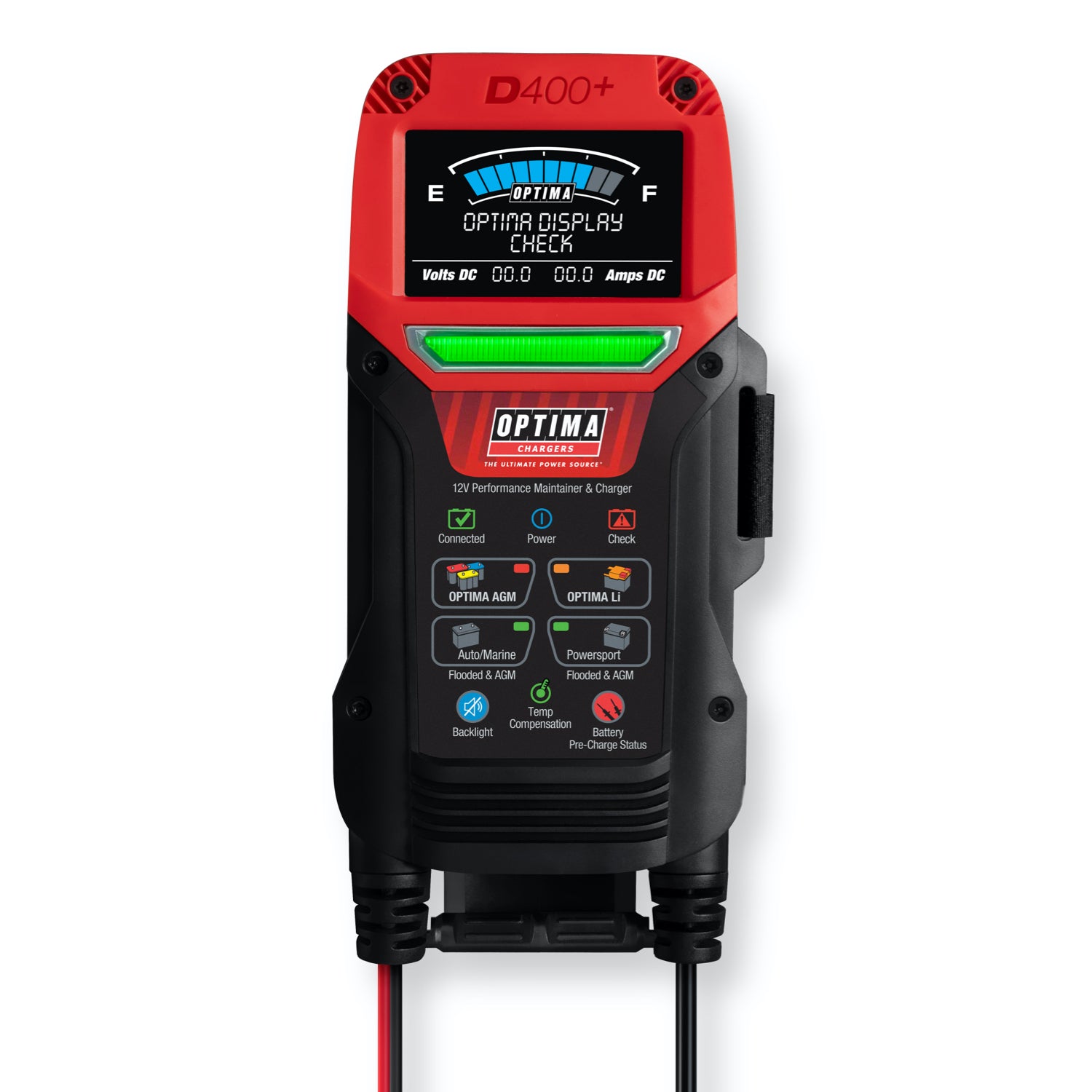 OPTIMA BATTERY 12V Battery Maintainer Digital 400 Tools Shop Equipment main image