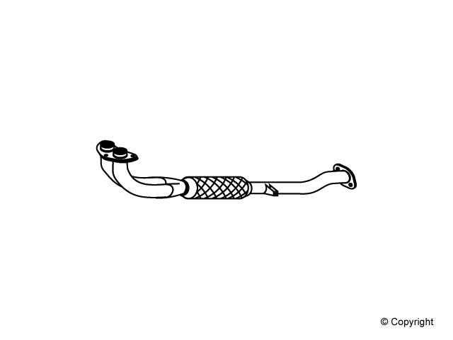 OP Parts Exhaust Pipe