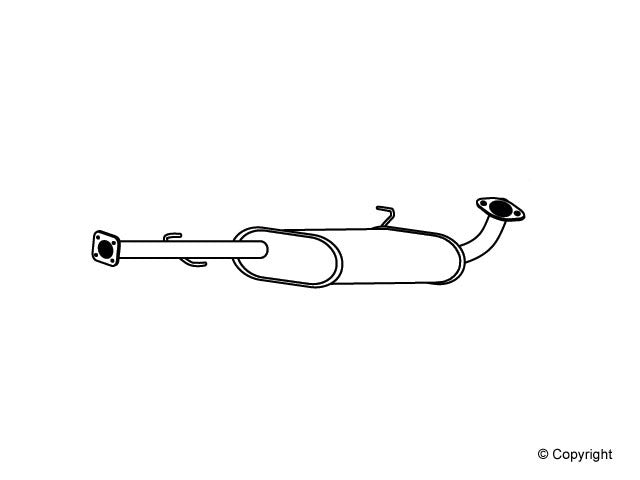 OP Parts Exhaust Muffler
