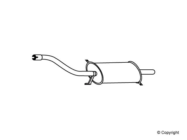 OP Parts Exhaust Muffler