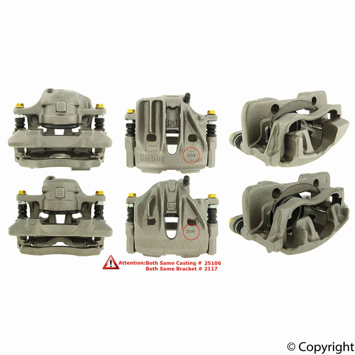 OP Parts Disc Brake Caliper