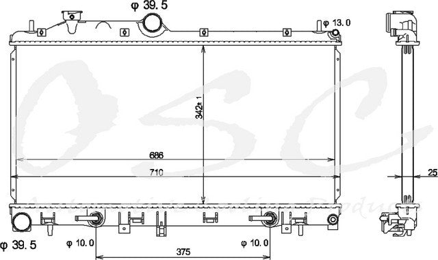 OSC Radiator 13095