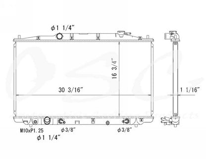 OSC Radiator 13121