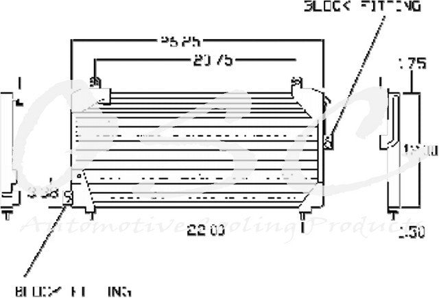 OSC A/C Condenser 4867