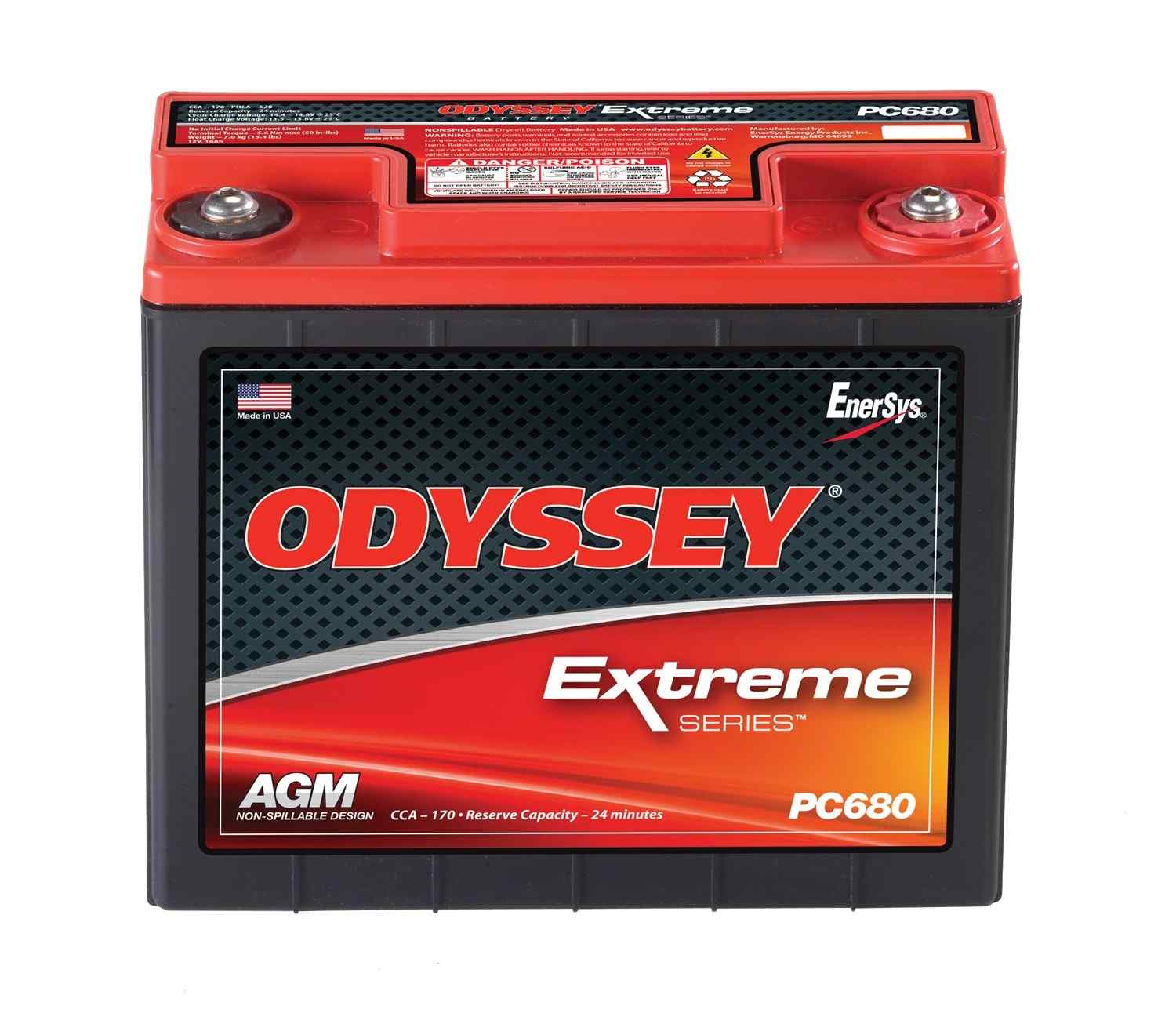 Odyssey Battery 170CCA/280CA M6 Female Terminal ODS-AGM16L