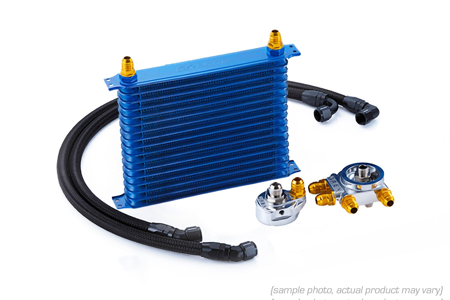GReddy OIL COOLER KIT W/ FILTER RELOCATION JZA80 16-ROW - () 12014405