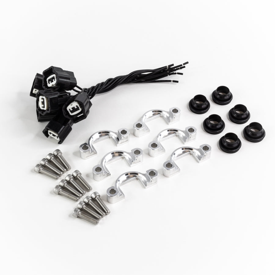 DeatschWerks side feed adaptor kit (6-cyl)
