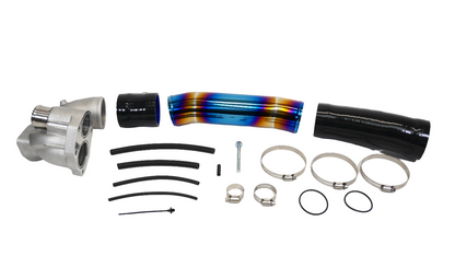 PrivateLabelMfg Turbo Inlet Pipe Kit Stainless Burnt Blue - 2017-2022 CR-V 1.5T