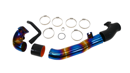 PrivateLabelMfg Turbo Inlet Pipe Kit Stainless Burnt Blue - 23+ Integra 22+Civic