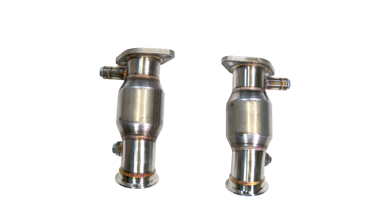 PrivateLabelMfg Long Tube Headers Catted - Nissan VQ35DE HR 350Z G35 370Z