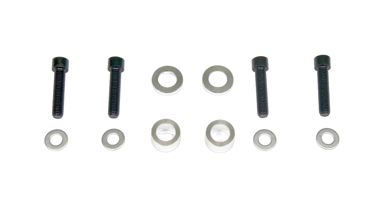 Precision Works Billet Engine Torque Mounts Black Edition - Honda B-Series B18 B20 B16 *Discontinued