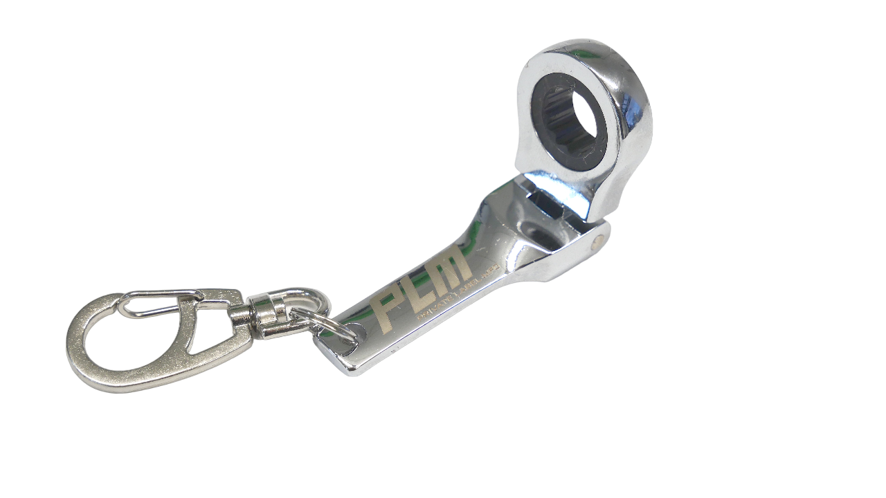 PrivateLabelMfg Keychain 10mm Ratchet Wrench