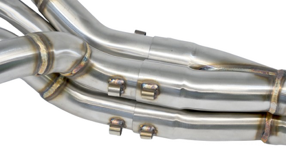 PrivateLabelMfg Power Driven K-Series K24 K20 RSX Header with Bolt-On Catalytic Converter