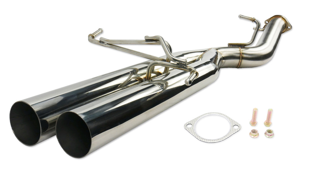 ISR Performance Series II - EP Dual Tip Blast Pipe Exhaust System- Non Resonated 95-98 Nissan 240sx IS-S2EPDNR-S14