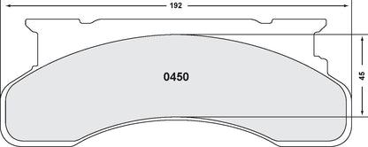 Performance Friction Disc Brake Pad Set 0450.20