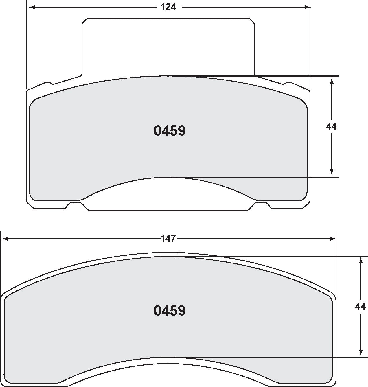 Performance Friction Disc Brake Pad Set 0459.20