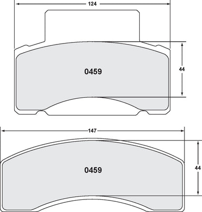 Performance Friction Disc Brake Pad Set 0459.20