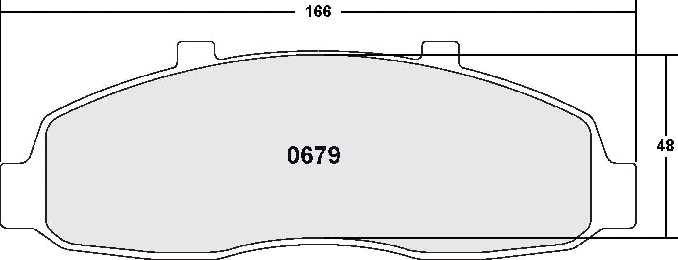 Performance Friction Disc Brake Pad Set 0679.20